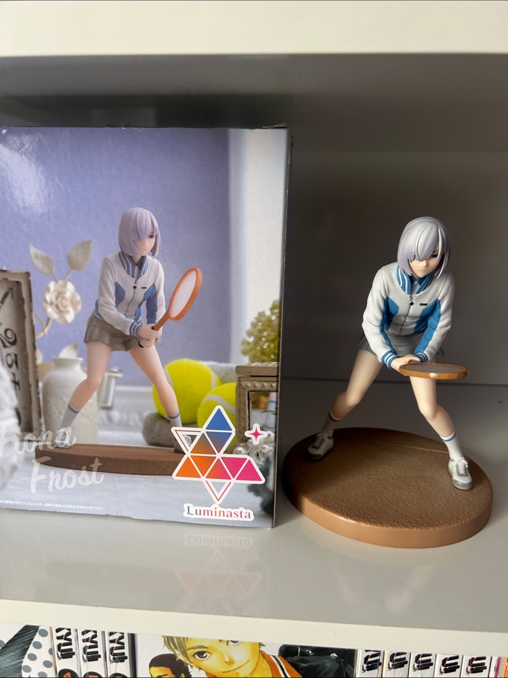 Spy X Family Luminasta Fiona Frost Tennis Figure - White & Blue Jacket